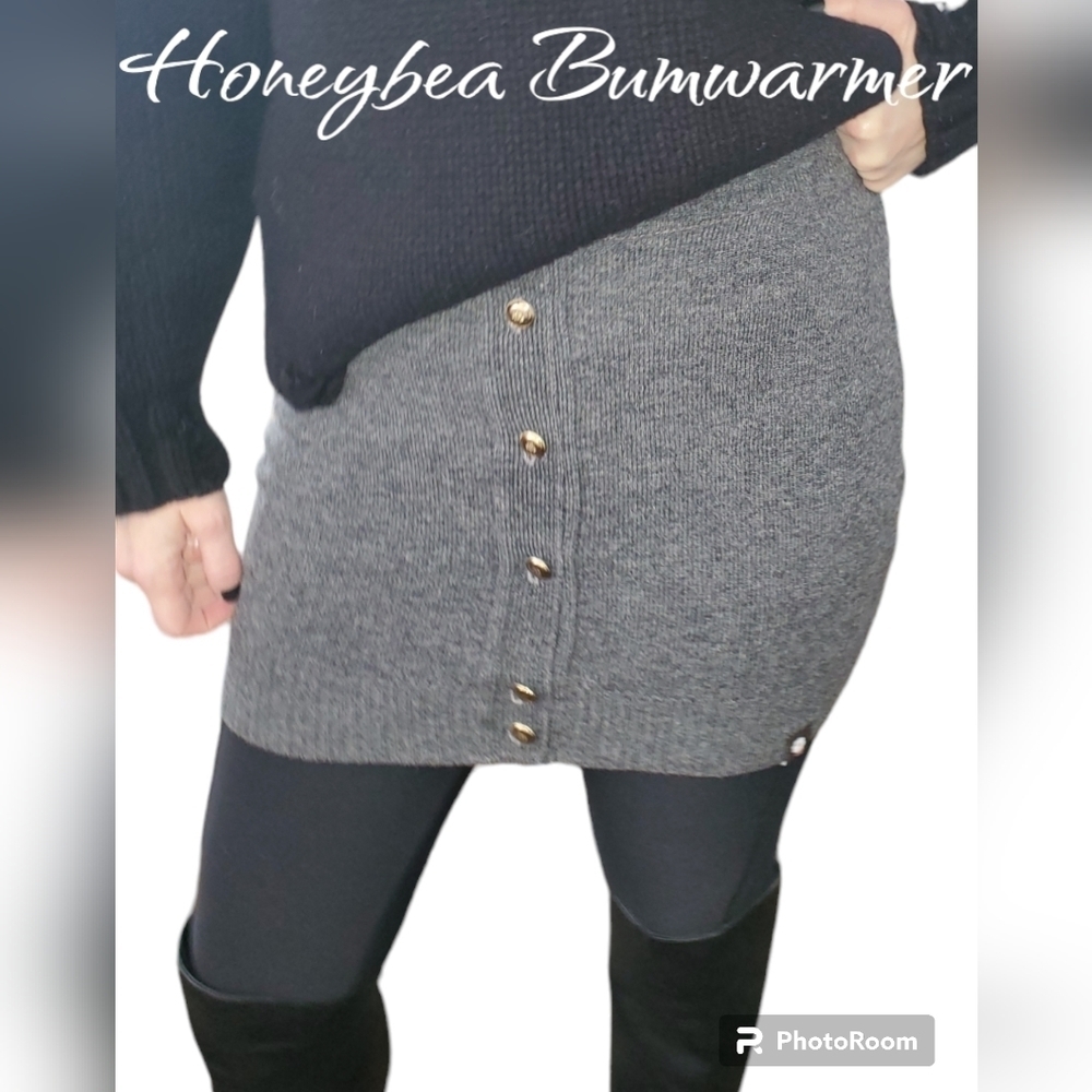 Honeybea Bumwarmer Upcycled wool skirt  size Small/Medium
